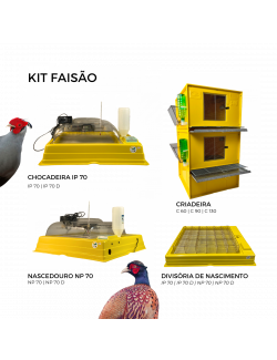 Kit faisão completo - Prazo Produção 7 dias úteis após a compra.